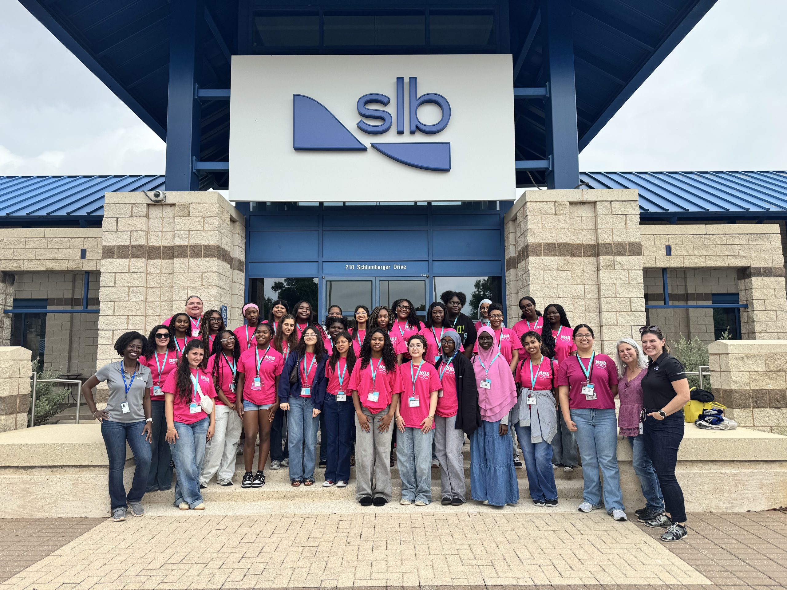 Nerdy Girl Success Club students on an SLB field trip